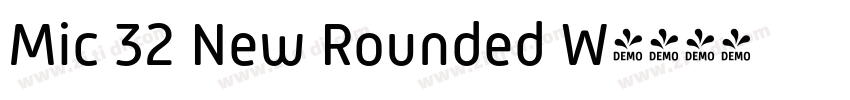 Mic 32 New Rounded W字体转换